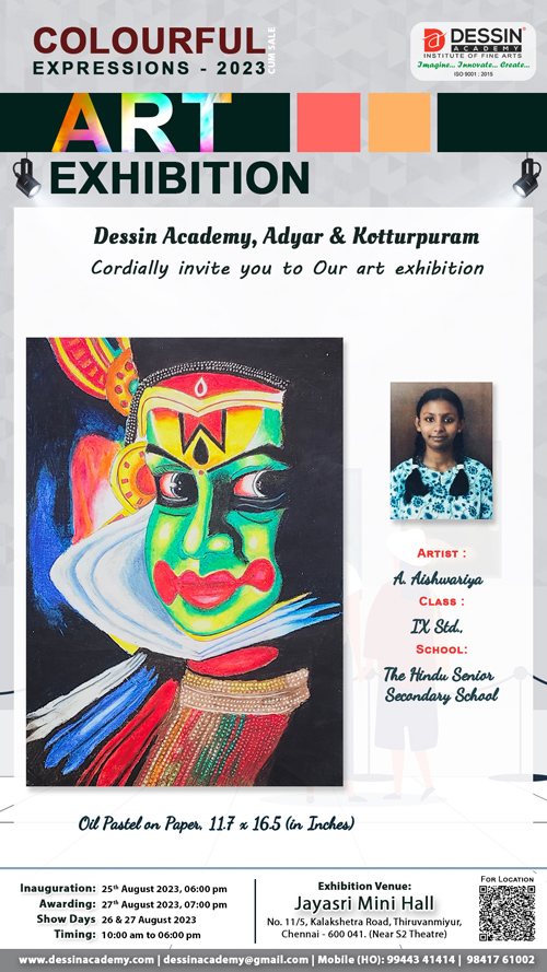 Colourful Expressions - ART Exhibition - 2023 - Adyar and Kotturpuram 5