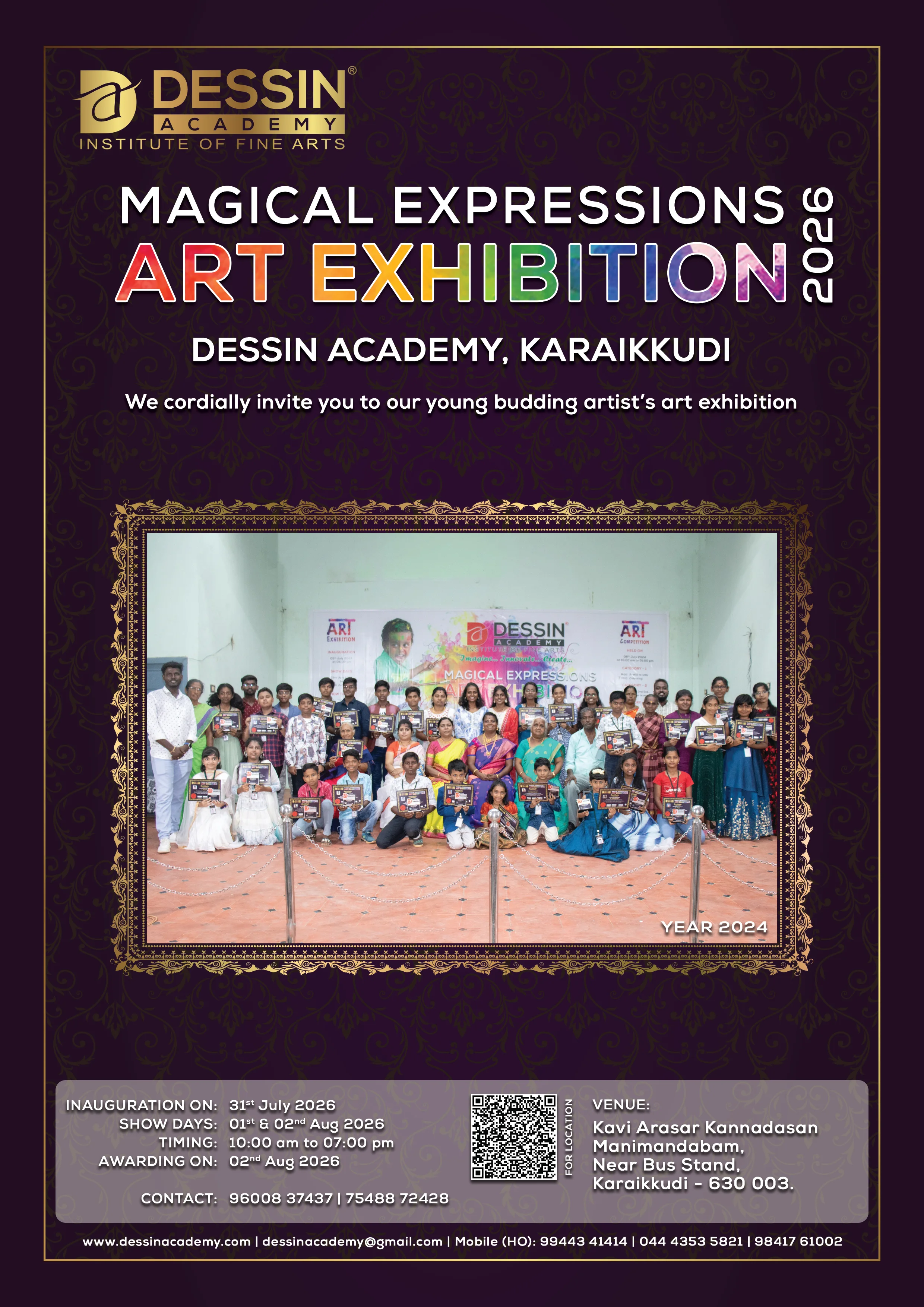 Magical Expressions 2026 - Art Exhibition - Dessin Academy, Karaikkudi